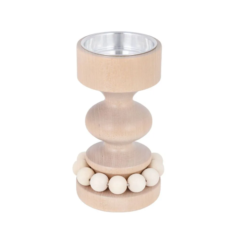 Aarikka Prinssi kynttilänjalka beige