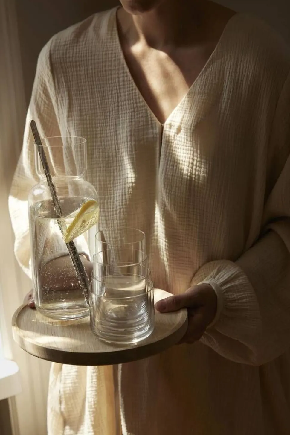 Aarke karahvi sekoituslusikalla Nesting Carafe