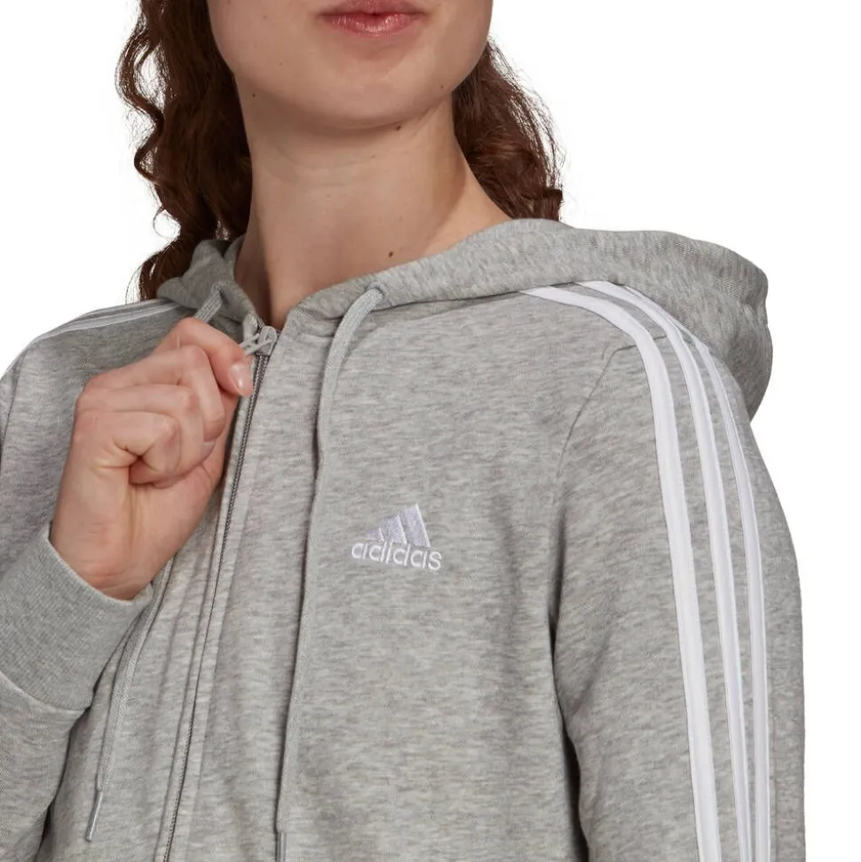 Adidas collegetakki 3S ft fz hoody w GL0802