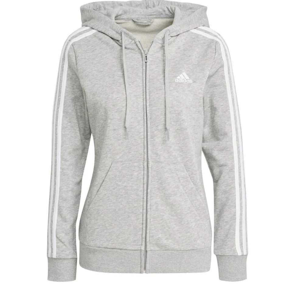 Adidas collegetakki 3S ft fz hoody w GL0802