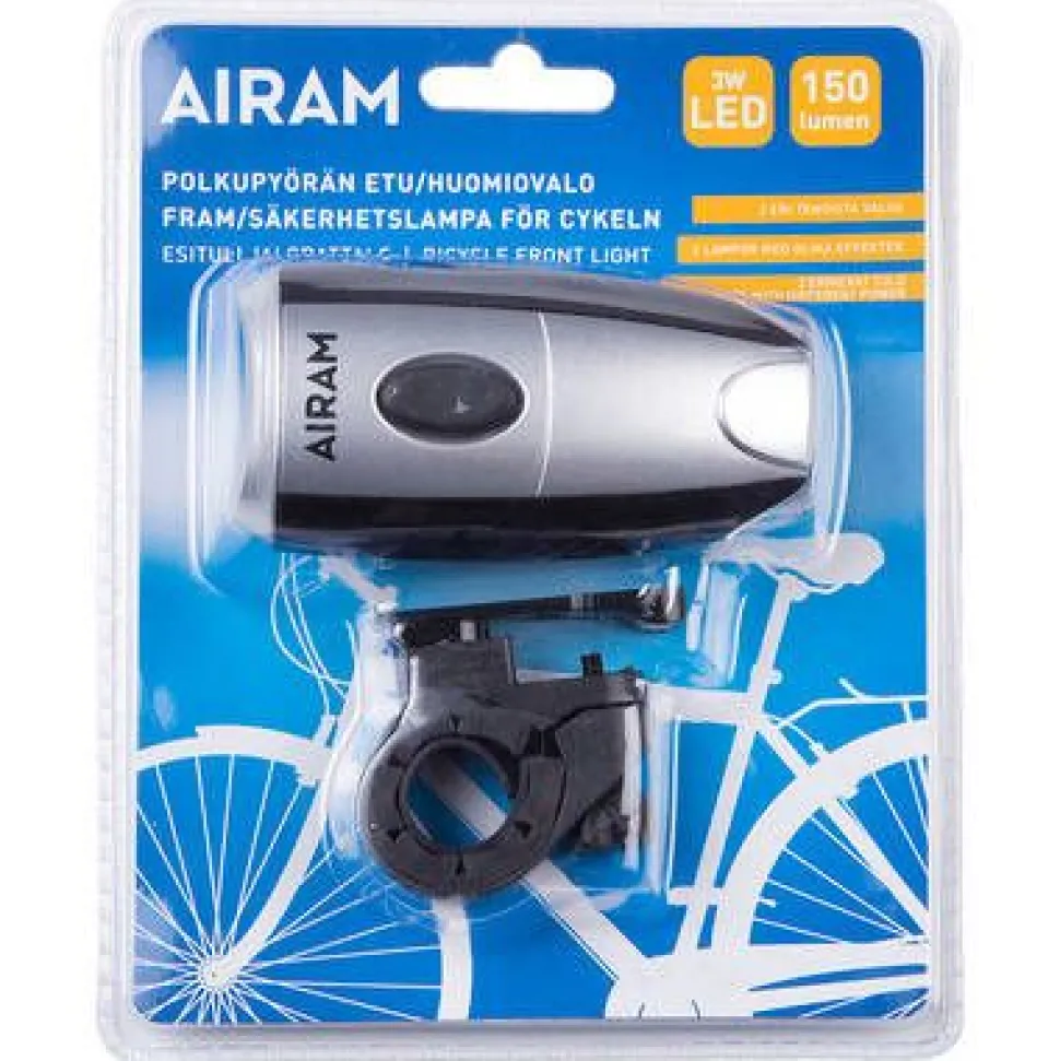 Airam Pyörän etuvalo + 6 LED