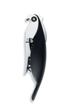 Alessi Parrot korkkiruuvi musta