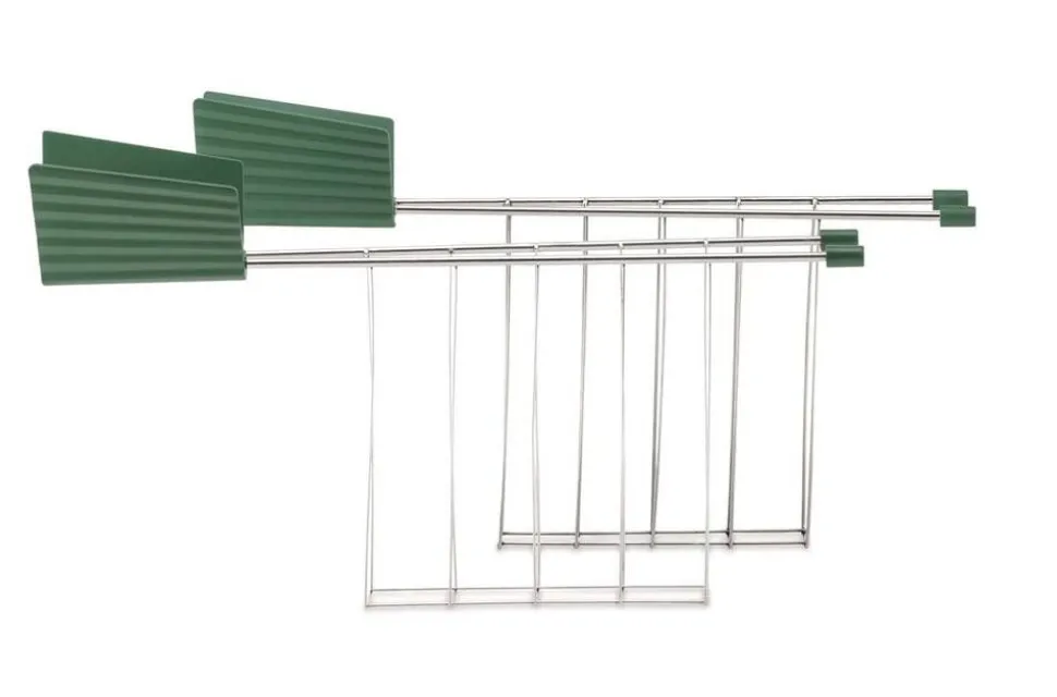 Alessi Plisse leipäteline 2 kpl vihreä