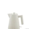 Alessi Plisse vedenkeitin 1 L valkoinen
