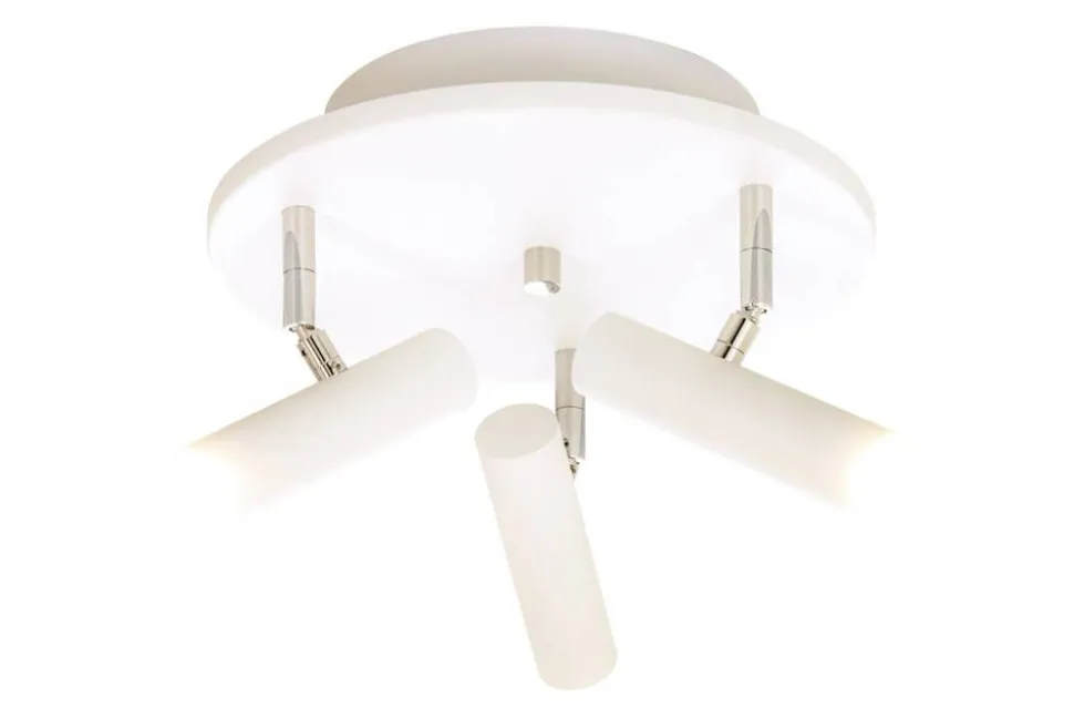 Aneta Lighting kattospotti Artic LED 3-os. pyöreä valkoinen/kromi