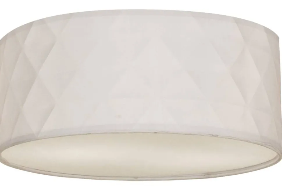 Aneta Lighting plafondi Bendir ø 38 valkoinen kohokuvio