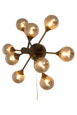 Aneta Lighting seinä/kattovalaisin Cosmos musta