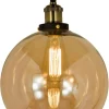 Aneta Lighting kattovalaisin Beatrice antiikki/meripihka