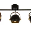 Aneta Lighting kattovalaisin Bow 3-os. musta