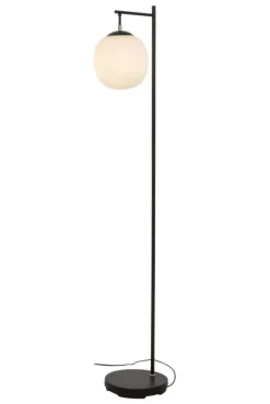 Aneta Lighting lattiavalaisin Rille musta/valkoinen