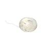 Aneta Lighting pöytävalaisin Globus 13 cm valkotäplikäs