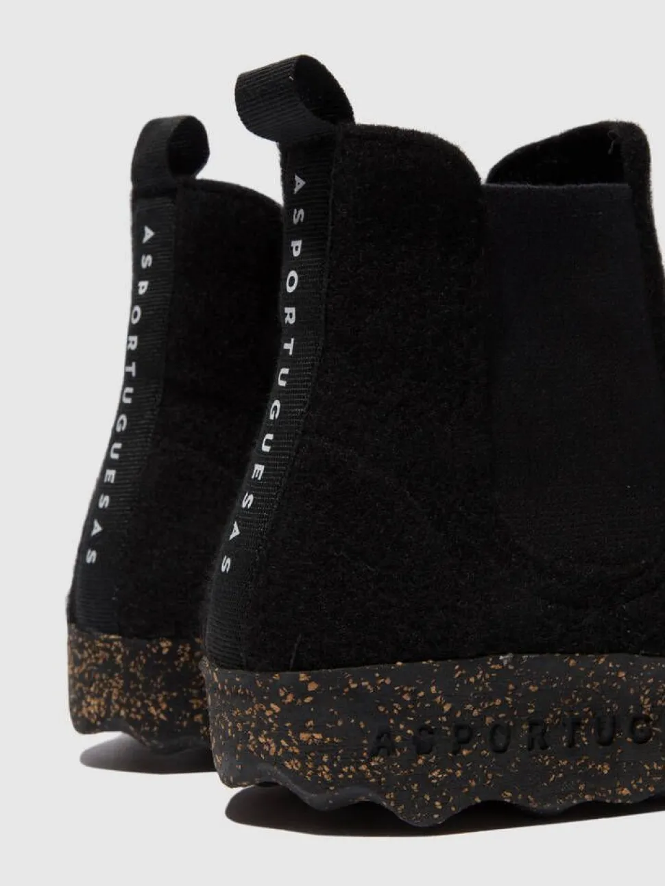 Asportuguesas nilkkurit Caia Felt Black
