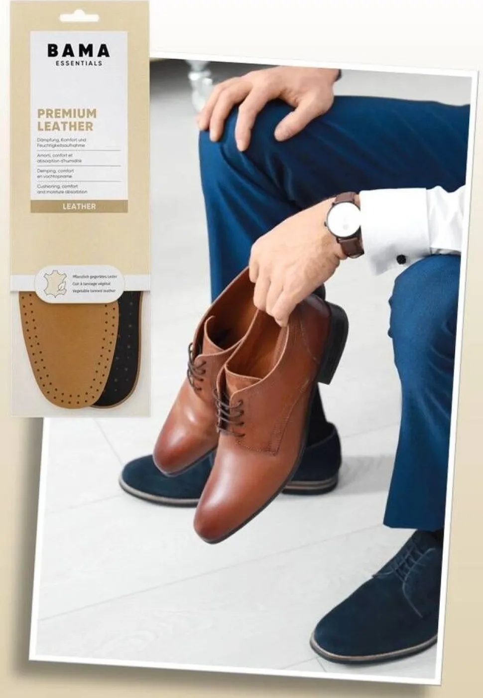 Bama pohjalliset Premium Leather 46/47