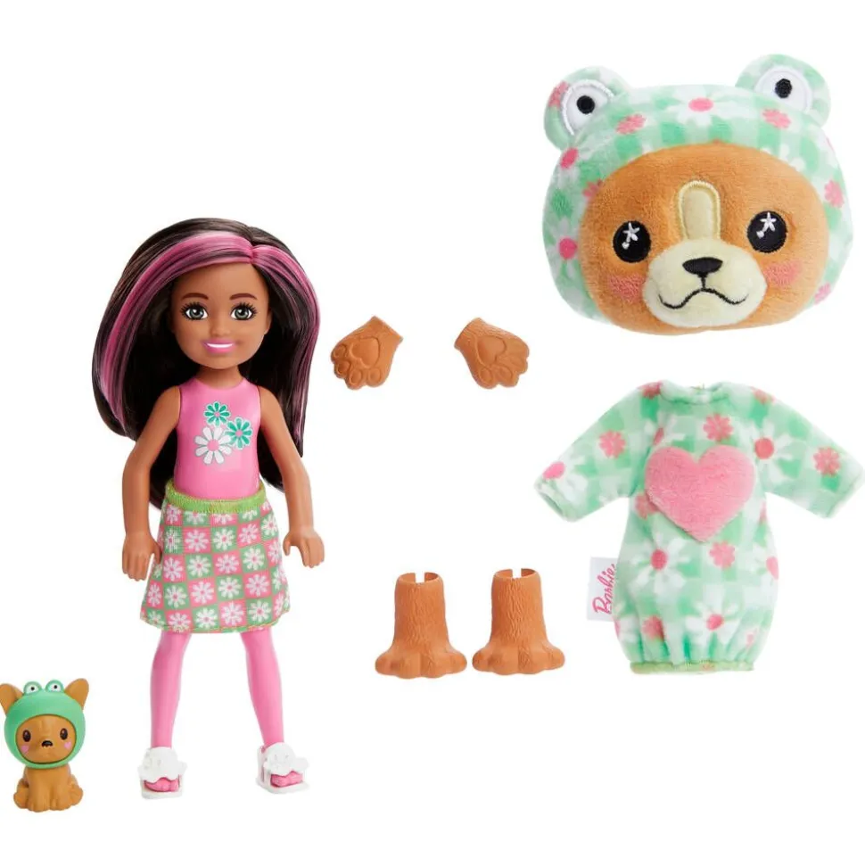 Barbie Cutie Reveal Chelsea Costume Cuties vihreä