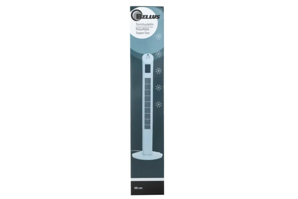 Bellus tornituuletin 45 W 98 cm valkoinen