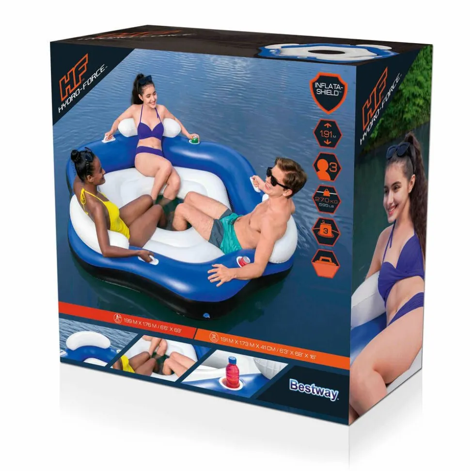 Bestway kelluntalautta Hydro-Force x3 199x176 cm