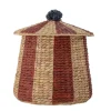 Bloomingville Mini kori Birsen kannella punainen/beige