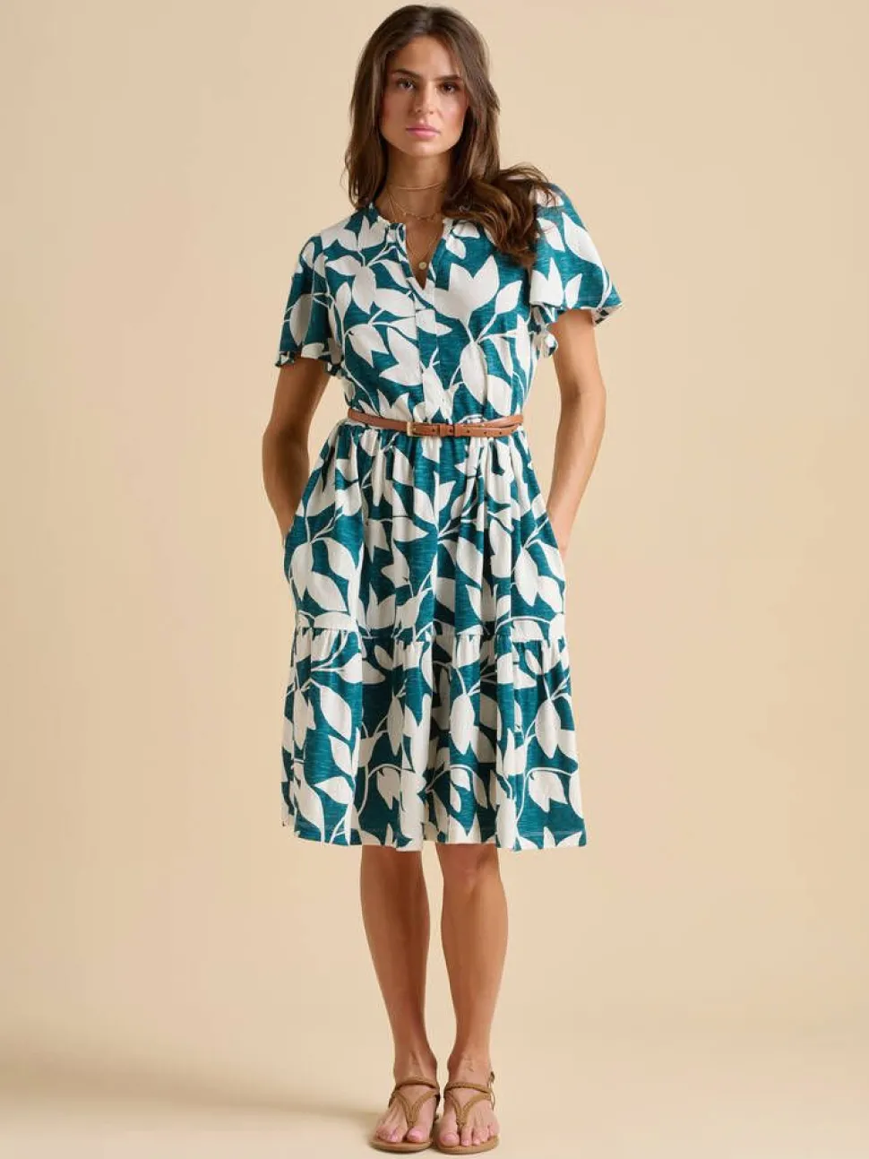 Brakeburn mekko Woodland leaves