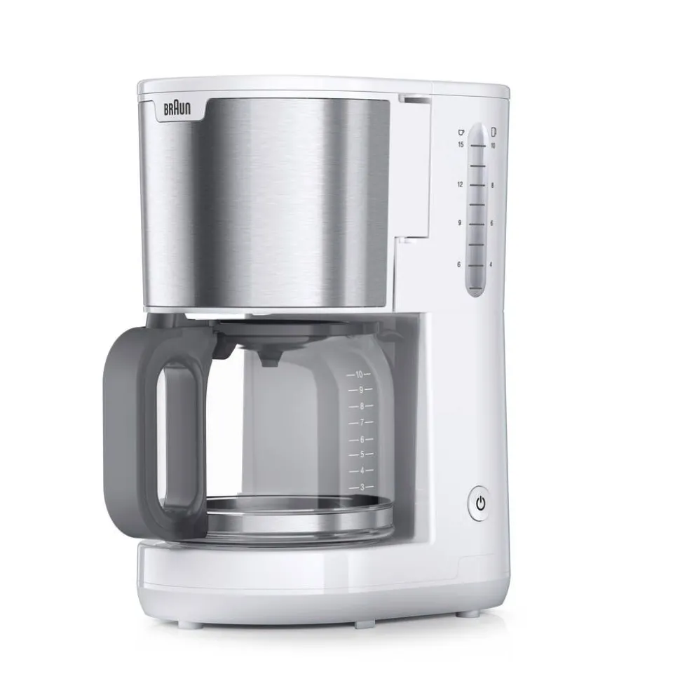 Braun kahvinkeitin PurShine KF1500 valkoinen