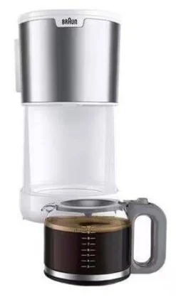 Braun kahvinkeitin PurShine KF1500 valkoinen