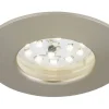 Briloner LED alasvalo 5W IP44 harjattu teräs