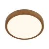 Briloner Runa LED-plafondi Ø 38 cm puu