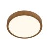 Briloner Runa LED-plafondi Ø 28 cm puu