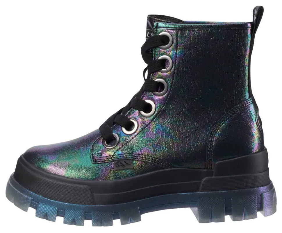 Buffalo maiharit Aspha Lace Up Hi Black Purple Blu