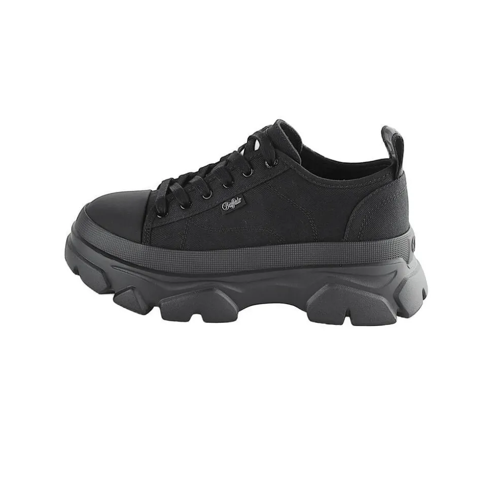 Buffalo tennarit Cade Lace Up Low Black