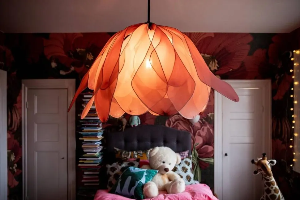 By Rydéns riippuvalaisin Lou Lou Ø 80 cm ruusunpunainen