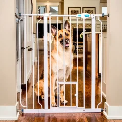 Carlson Pet Products korkea Lemmikkiportti valkoinen