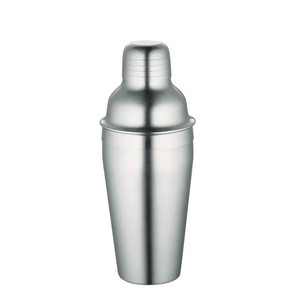 Cilio shaker 0,5 l 3-osainen teräs matta