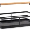Create Home sankakori metalli/puu 31 cm musta