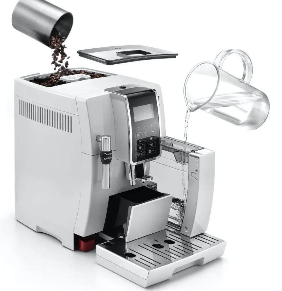 DeLonghi kahviautomaatti Dinamica valkoinen