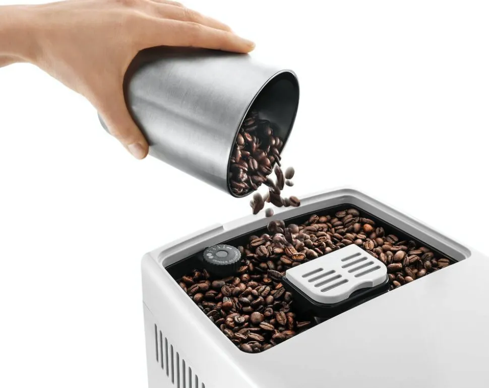 DeLonghi kahviautomaatti Dinamica valkoinen