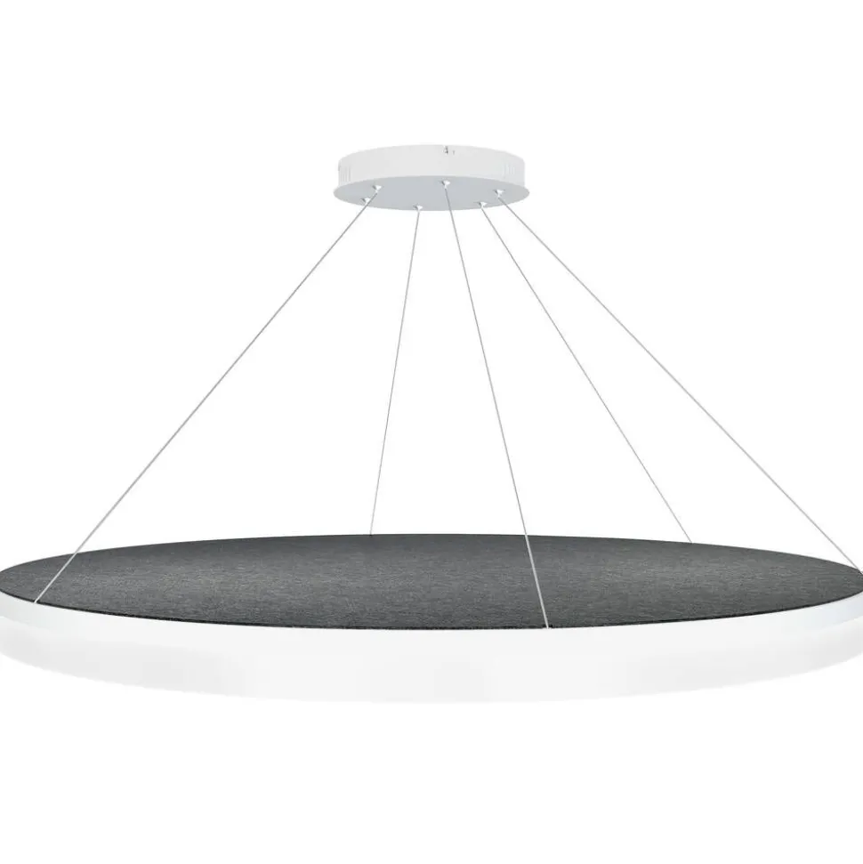 Design by Grönlund Acoustic Circulo 120 kattovalaisin tummanharmaa 4000K