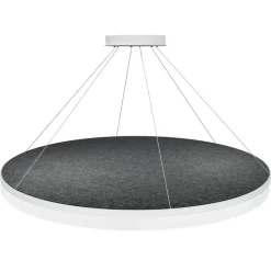 Design by Grönlund Acoustic Circulo 120 kattovalaisin tummanharmaa 4000K