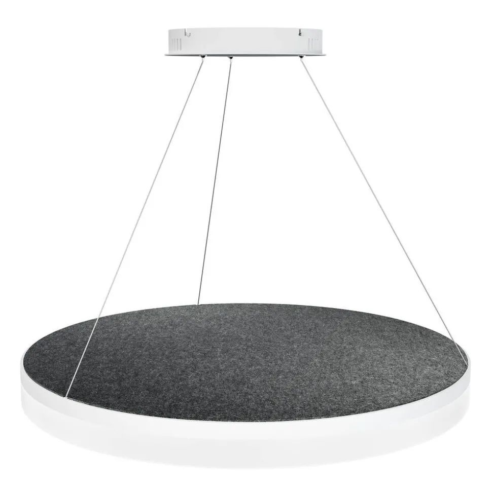 Design by Grönlund Acoustic Circulo 80 kattovalaisin tummanharmaa 4000K