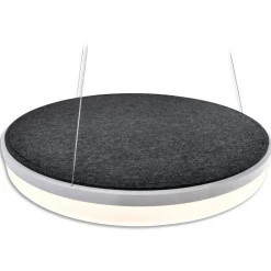 Design by Grönlund Acoustic Circulo 80 kattovalaisin tummanharmaa 4000K