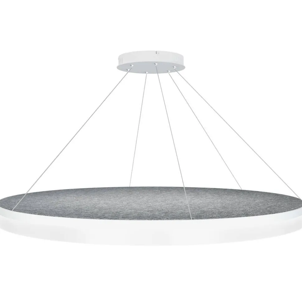 Design by Grönlund Acoustic Circulo 120 kattovalaisin vaaleanharmaa 3000K