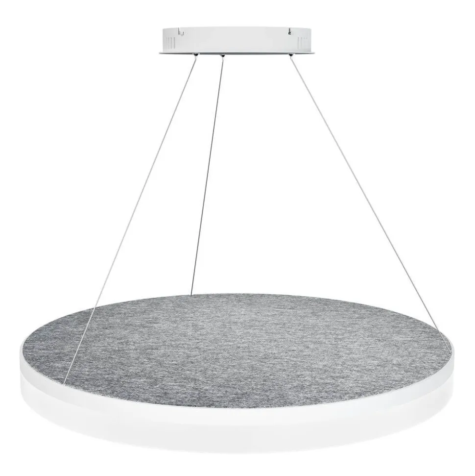 Design by Grönlund Acoustic Circulo 80 kattovalaisin vaaleanharmaa 4000K