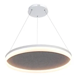Design by Grönlund Acoustic Circulo 80 kattovalaisin vaaleanharmaa 4000K