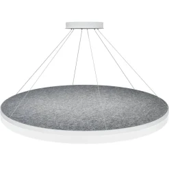 Design by Grönlund Acoustic Circulo 120 kattovalaisin vaaleanharmaa 4000K