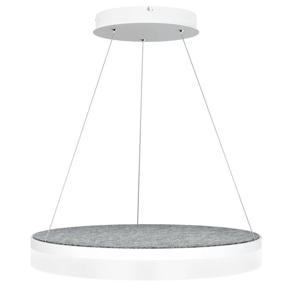 Design by Grönlund Acoustic Circulo 60 kattovalaisin vaaleanharmaa 3000K