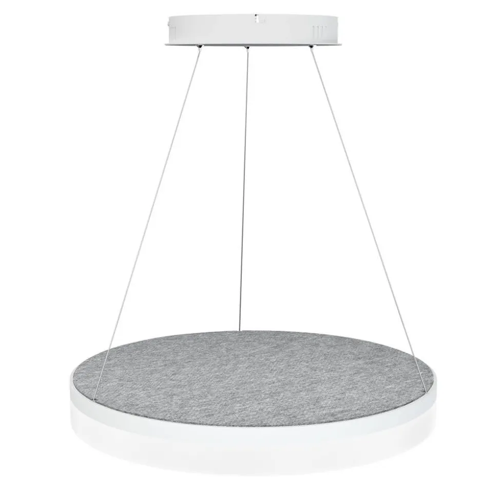 Design by Grönlund Acoustic Circulo 60 kattovalaisin vaaleanharmaa 3000K