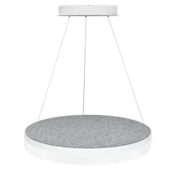Design by Grönlund Acoustic Circulo 60 kattovalaisin vaaleanharmaa 3000K