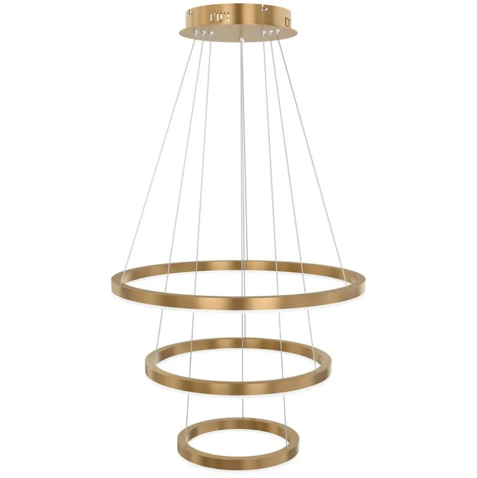 Design by Grönlund Layer 3 Led kattovalaisin messinki