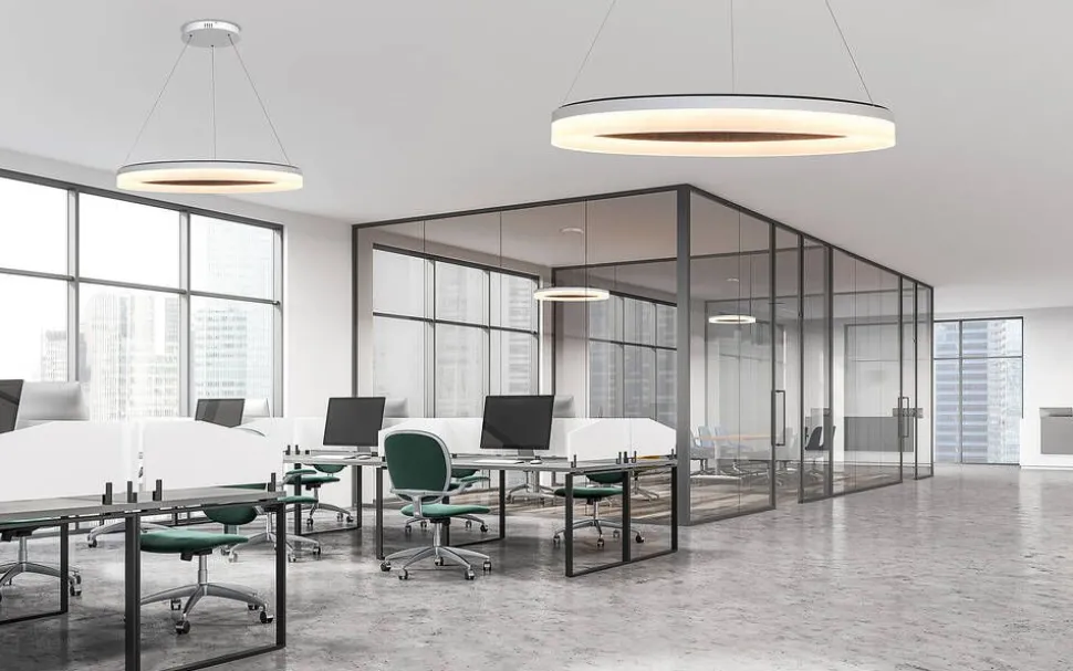 Design by Grönlund Acoustic Circulo 120 kattovalaisin tummanharmaa 3000K