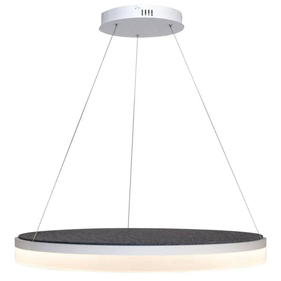 Design by Grönlund Acoustic Circulo 80 kattovalaisin tummanharmaa 3000K