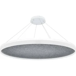 Design by Grönlund Acoustic Circulo 80 kattovalaisin vaaleanharmaa 3000K